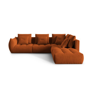 Hoekbank Bloom rechts 4-zits velvet | Micadoni