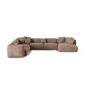 Modulaire hoekbank Martina links velvet | Micadoni Home