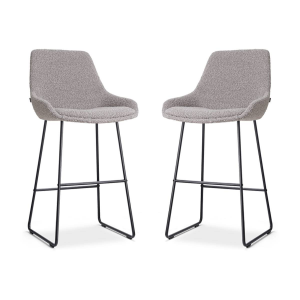 Set van 2 barstoelen Nino-Isa bouclé | Nolon