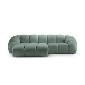3-zits hoekbank Diana links velvet | Micadoni