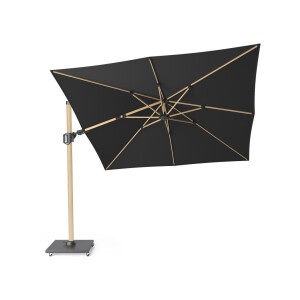 Platinum Zweefparasol Challenger Premium T2 Oak Faded Black 300 x 300 cm