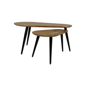 Set van 2 ovale Salontafel Zurich | HSM Collection