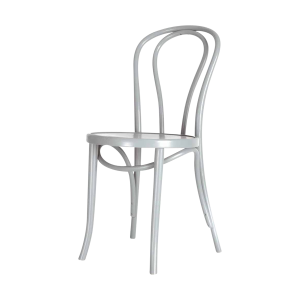 Vienna Thonet No. 18 houten bistrostoel grijs