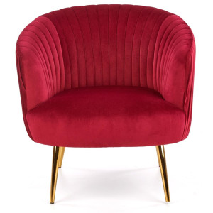 Fauteuil Crown in rood
