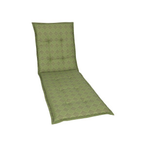 GO-DE Textil Tuinkussen (Stoelkussen voor een ligbed, Groen)