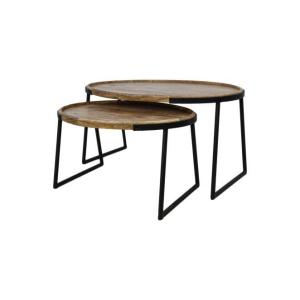 Set van 2 ovale Salontafel Paulson | HSM Collection