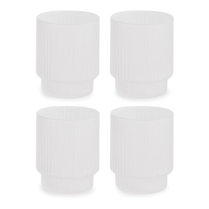 ferm LIVING Ripple drinkglas 6 cl set van 4