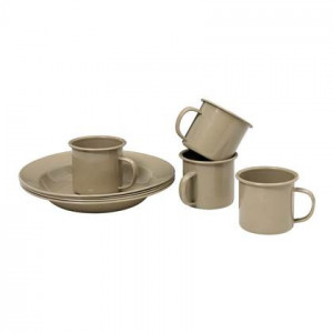 Ferm Living Yard Picnic Serviesset - 8-delig - Cashmere