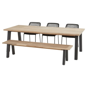 Taste by 4 Seasons Picknickset Barista Derby 240 cm Antraciet
