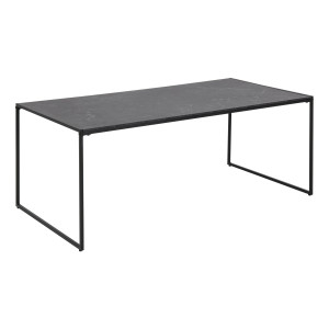 Bendt Salontafel 'Anker' Marmerlook, 120 x 60cm, kleur zwart