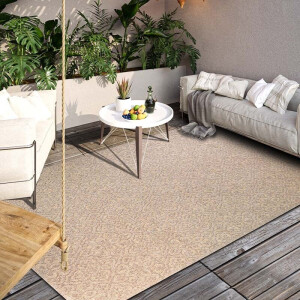 Buitenkleed Julie - Beige maat: 230x160cm - materiaal: Polypropyleen - Dekbed-Discounter.nl