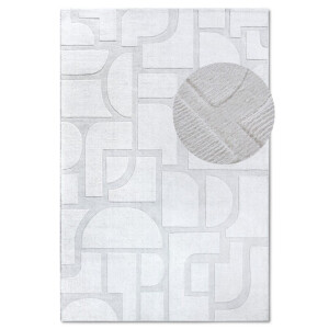 Wollen Vloerkleed Alexis - Crème maat: 230x160cm - materiaal: Wol - Dekbed-Discounter.nl
