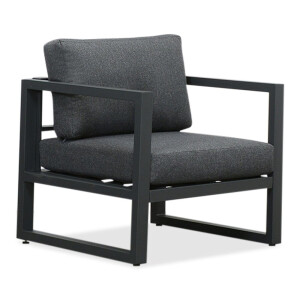 Cordoba loungestoel tuin | aluminium | antraciet