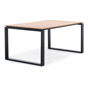 Helsinki dining tuintafel 4 personen | polywood + aluminium | Natural Wood | 160cm