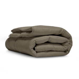 Dekbed Easy Dekbed Stone Washed Bruin/Taupe - Easy - zonder overtrek - 240x220 cm (Lits-Jumeaux) - Zydante - 300 gr per m² - Dekbed-Discounter.nl