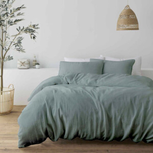 Dekbedovertrek Verkoelend Katoen - Lits-Jumeaux (240x220 cm) - Wit/ Blauw/ Groen/ Roze/ Off-white Percale katoen - Dessin: - Zydante -