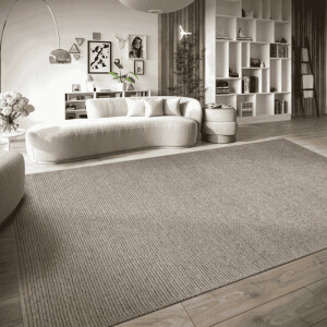 Wollen Vloerkleed Francois - Beige maat: 200x80cm - materiaal: Wol - Dekbed-Discounter.nl
