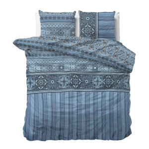 Dekbedovertrek Mia - Lits-Jumeaux (240x220 cm) - Meerkleurig Polyester-katoen - Dessin: Patroon - Sleeptime Elegance - Dekbed-Discounter.nl