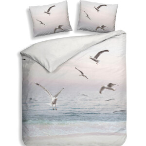 Dekbedovertrek Esma - Lits-Jumeaux XL (260x200 cm) - Meerkleurig Katoen-satijn - Dessin: Dieren - Heckett Lane - Dekbed-Discounter.nl