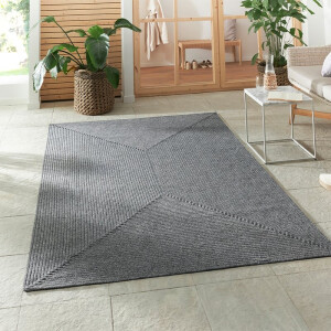 Buitenkleed Trenzado - Lichtgrijs maat: 290x200cm - materiaal: Polypropyleen - Dekbed-Discounter.nl