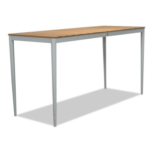 Sandro bartafel 6 personen | teakhout + aluminium | wit | 210cm