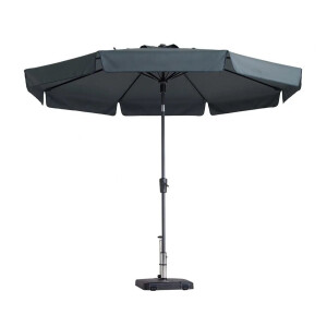 Flores stokparasol Ø 300cm | grijs
