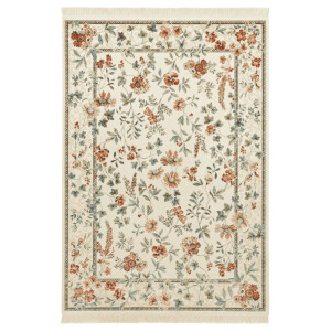 Vloerkleed Oriental Flowers - Creme maat: 230x160cm - materiaal: Polypropyleen - Dekbed-Discounter.nl