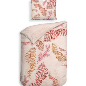 Dekbedovertrek Kamea - Lits-Jumeaux (240x220 cm) - Roze Katoen-satijn - Dessin: - Heckett Lane - Dekbed-Discounter.nl