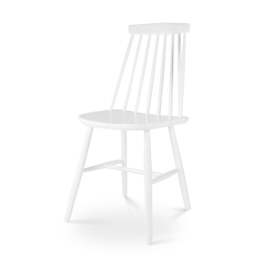 Filou houten spijlenstoel wit