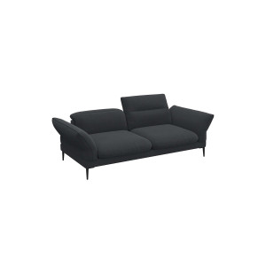 FLEXLUX 2,5-zits Salino, functie-sofa, relaxsofa Bank met arm- en hoofdeinde verstellingen, koudschuim & staalgolven