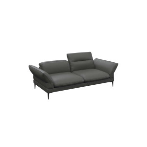 FLEXLUX 2,5-zits Salino, functie-sofa, relaxsofa Bank met arm- en hoofdeinde verstellingen, koudschuim & staalgolven