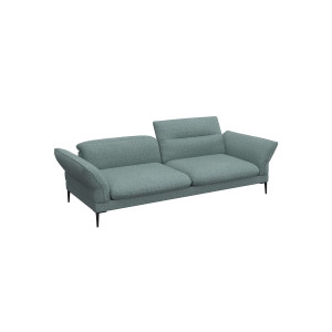 FLEXLUX 3-zitsbank Salino, functie-sofa, relaxsofa Bank met arm- en hoofdeinde verstellingen, koudschuim & staalgolven