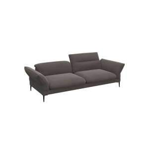 FLEXLUX 3-zitsbank Salino, functie-sofa, relaxsofa Bank met arm- en hoofdeinde verstellingen, koudschuim & staalgolven