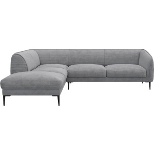 FLEXLUX Hoekbank Belle designbank, L-vorm, BxD 268x209 cm Scandinavisch design, in een sublieme verwerking