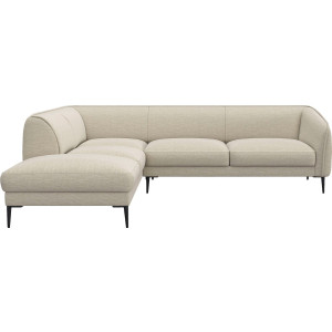 FLEXLUX Hoekbank Belle designbank, L-vorm, BxD 268x209 cm Scandinavisch design, in een sublieme verwerking