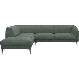 FLEXLUX Hoekbank Belle designbank, L-vorm, BxD 268x209 cm Scandinavisch design, in een sublieme verwerking