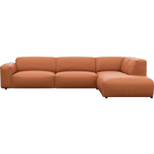 FLEXLUX Hoekbank Lucera modern en aansluitend, l-vorm, designsofa