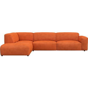 FLEXLUX Hoekbank Lucera modern en aansluitend, l-vorm, designsofa