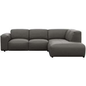 FLEXLUX Hoekbank Lucera, super zitcomfort door koudschuim in de zitting, L-vorm