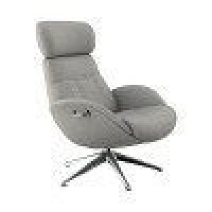 FLEXLUX Relaxfauteuil Elegant, Funktionsessel, Polstersessel, Armlehnen-, TV-Fernsehsessel, Eersteklas comfort, rug- en hoofdsteunverstelling, draaibaar, aluminium voet