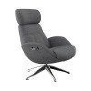 FLEXLUX Relaxfauteuil Elegant, Funktionsessel, Polstersessel, Armlehnen-, TV-Fernsehsessel, Eersteklas comfort, rug- en hoofdsteunverstelling, draaibaar, aluminium voet