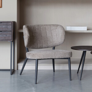 ZILT Fauteuil 'Ondrea' kleur Bruin