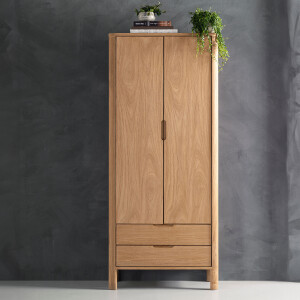 DTP Home Opbergkast 'Forte' Teakhout, 190 x 80cm