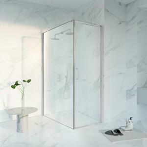 Fortifura Galeria Douchecabine - 70x140x200 - Profiel veiligheidsglas - anti kalk - chroom SW1122473/SW797916/SW797904