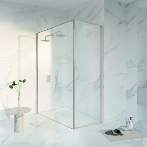 Fortifura Galeria Douchecabine - 70x160x200 - Profiel veiligheidsglas - anti kalk - chroom SW1122473/SW797918/SW797904