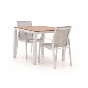 Forza Altea/Fidenza 90cm dining tuinset 3-delig stapelbaar - Laagste prijsgarantie!