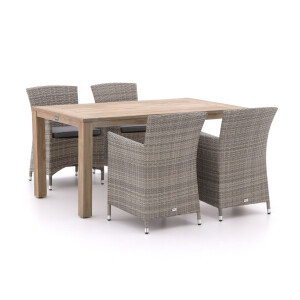 Forza Barga/ROUGH-S 160cm dining tuinset 5-delig - Laagste prijsgarantie!