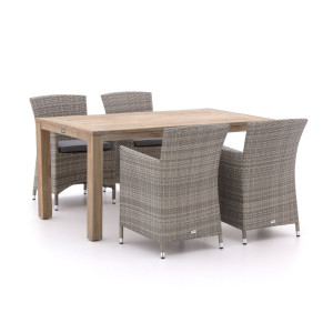 Forza Barga/ROUGH-S 160cm dining tuinset 5-delig - Laagste prijsgarantie!