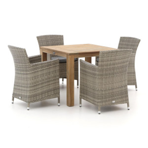 Forza Barga/ROUGH-S 90cm dining tuinset 5-delig - Laagste prijsgarantie!