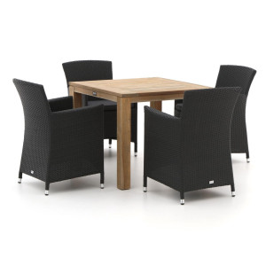 Forza Barga/ROUGH-S 90cm dining tuinset 5-delig - Laagste prijsgarantie!